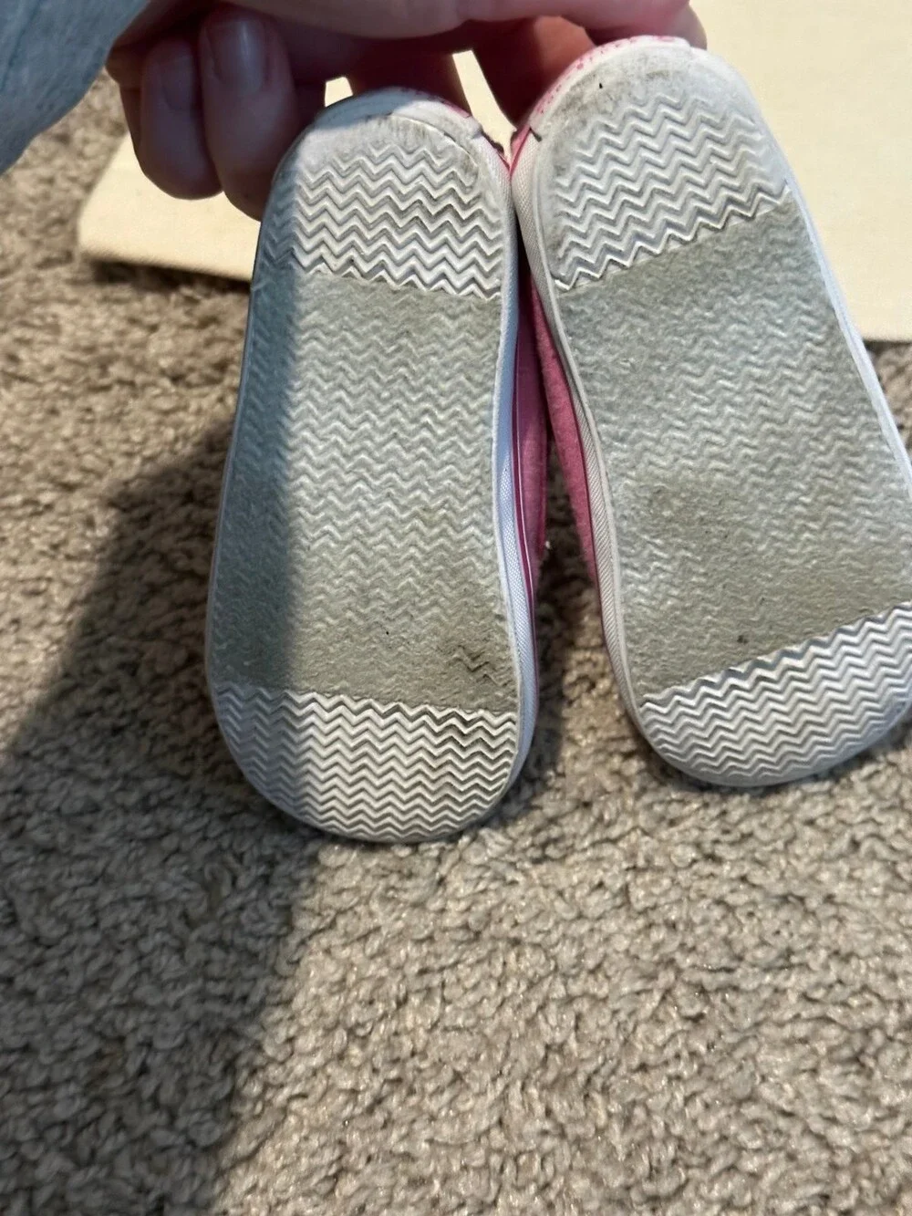 Pink toddler sperry size 4 M